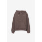 Sudadera oversize gris con capucha-Tiffosi
