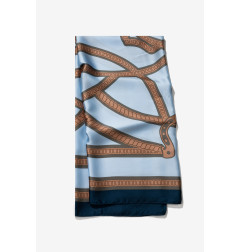 Pañuelo azul con estampado ONYX-Tiffosi