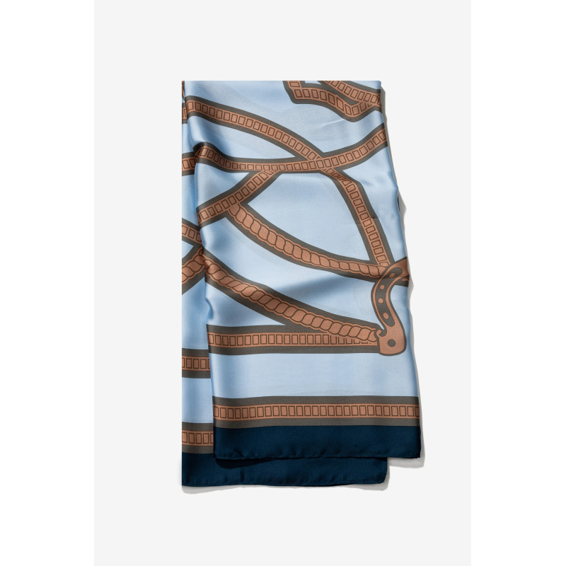 Pañuelo azul con estampado ONYX-Tiffosi