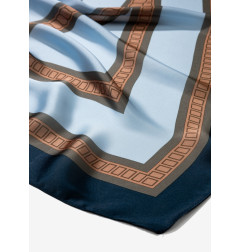 Pañuelo azul con estampado ONYX-Tiffosi