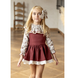 Conjunto blusa y ranita Samira-Boetie