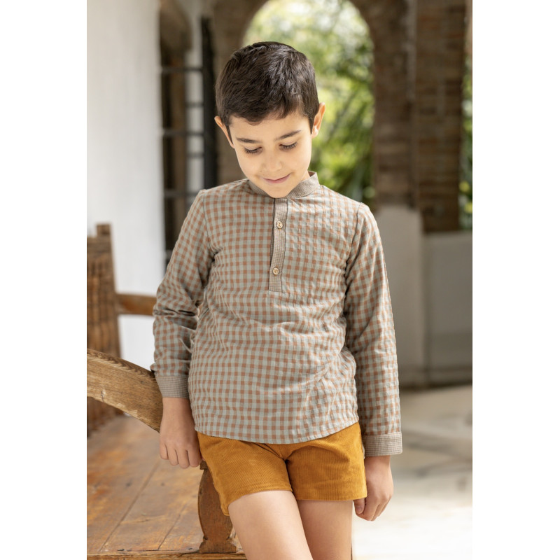 Conjunto Camisa Niño Vichy Adriel y Short-Boetie