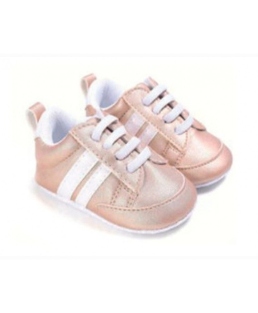 Zapatillas Deportivas Sin Suela Oro- WowBaby
