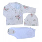 Conjunto 3 Piezas Bebé Recién Nacido Estampa Felicia-Todo Amor Baby