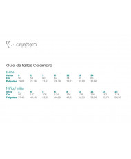 Conjunto Polaina Divus Celeste-Calamaro