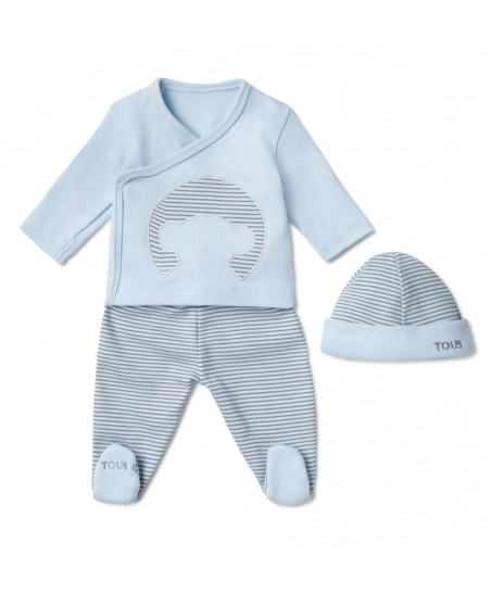 Conjunto Recién Nacido Clássic Azul Cleste-Baby Tous