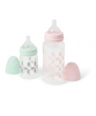 Pack 2 Biberones de Bebé Square Rosa- Baby Tous