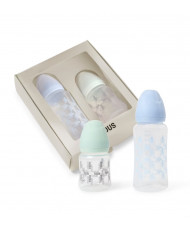 Pack 2 Biberones de Bebé Square Azul Celeste-Baby Tous
