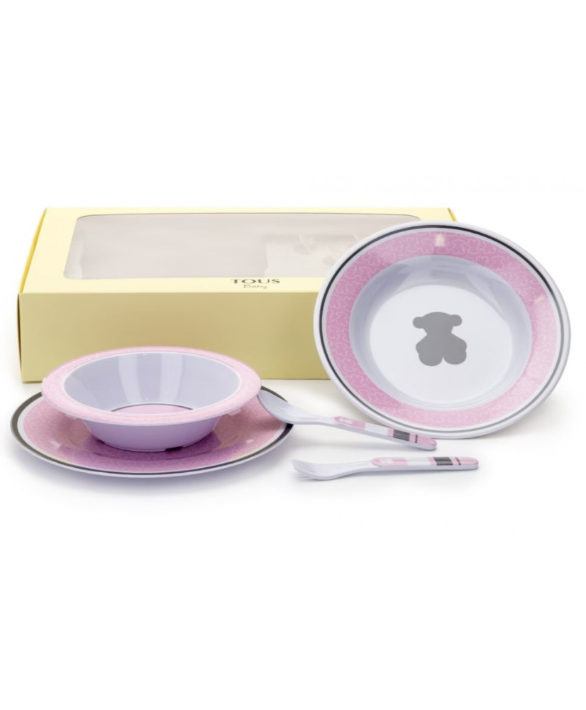 Vajilla de Bebé Feeding Rosa-Baby Tous Vajilla de Bebé Feeding Rosa-Baby Tous
