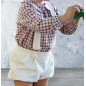 Conjunto Camisa Bebé Vichy+Bombacho Tirantes-Manuela Montero Conjunto Camisa Bebé Vichy+Bombacho Tirantes-Manuela Montero