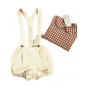 Conjunto Camisa Bebé Vichy+Bombacho Tirantes-Manuela Montero Conjunto Camisa Bebé Vichy+Bombacho Tirantes-Manuela Montero
