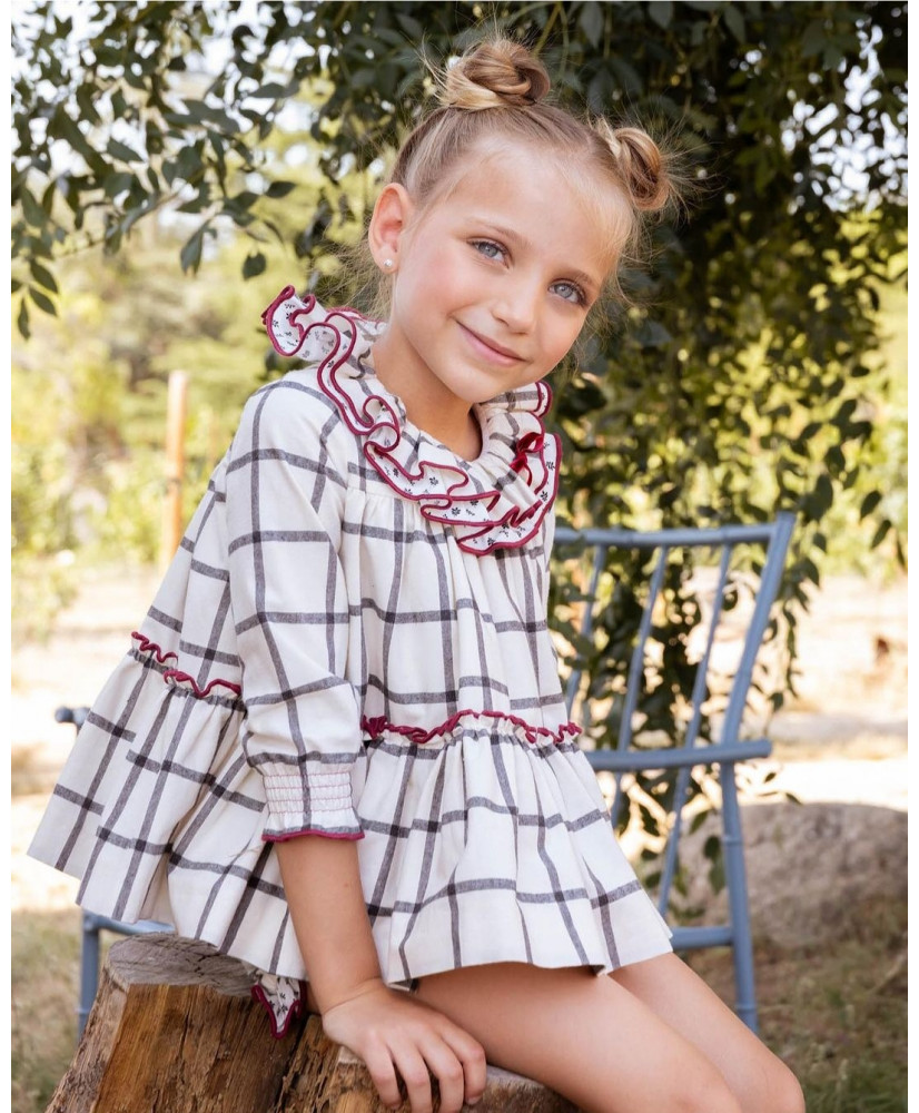 Jesusin + Braguita Bebe NiñaBurgundy-Manuela Montero Jesusin + Braguita Bebe NiñaBurgundy-Manuela Montero