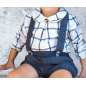 Conjunto Camisa BB+ Bombacho Bebé Niño Burgundy-Manuela Montero Conjunto Camisa BB+ Bombacho Bebé Niño Burgundy-Manuela Montero