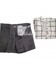 Conjunto Niño Camisa Dani+Pantalón Rodrigo Pana Burgundy-Manuela Montero