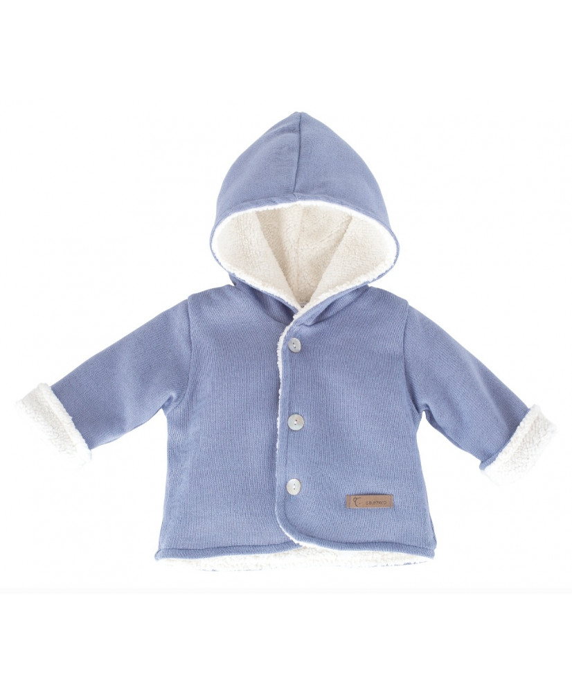 Abrigo Atenas Azul-Calamaro Abrigo Atenas Azul-Calamaro