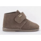 Botas Piel Serraje Niño Taupe-Zapy
