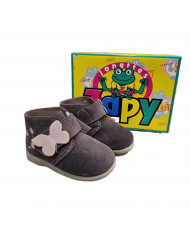 Botas Piel Niña Mariposa-Zapy