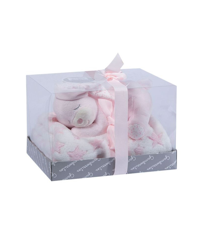 Muñeco+Manta Rosa-Gamberritos