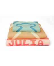 Manta Personalizada Rosa 78x104 cm-Tous Baby