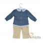 Conjunto Bebé Niño Pantalón Pana Elefante-Coco Acqua