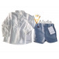 Conjunto Bebé Niño Camisa Pekin y Pantalón Corto Gonzo-Tartaleta