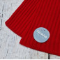 Conjunto Gorro Pompón Pelo Natural y Bufanda Canale Rojo-Juliana