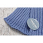 Conjunto Gorro Pompon Pelo Natural y Bufanda Canalé Cielo-Juliana Conjunto Gorro Pompon Pelo Natural y Bufanda Canalé Cielo-Juliana