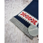 Conjunto Gorro Pompon Pelo Natural y Bufanda con Cenefa Estrella-Juliana