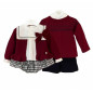 Conjunto Niña Vichy Dos Piezas KAX175-Valentina Bebés