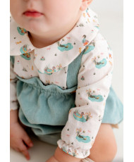 Conjunto Peto micropana y camisa patos bebé niño-Protea Baby
