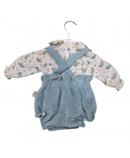 Conjunto Peto micropana y camisa patos bebé niño-Protea Baby