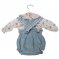 Conjunto peto micropana y camisa patos bebé niña-Protea Baby