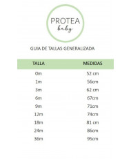Conjunto peto micropana y camisa patos bebé niña-Protea Baby