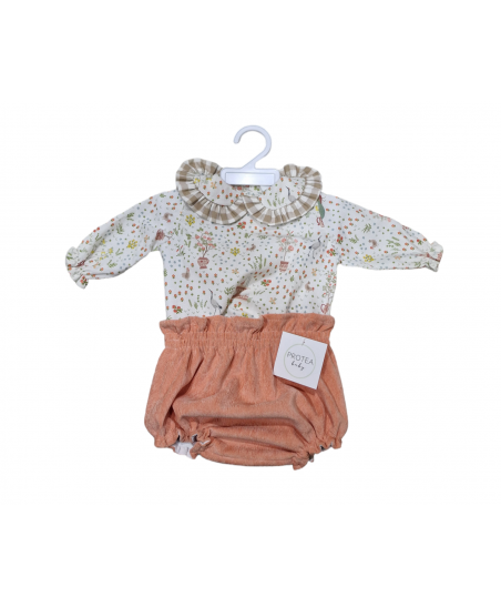 Conjunto Pololo micropana Prunus Unisex-Protea Baby
