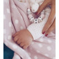 Mantita Topos - Fondo Rosa Empolvado / Topos Marfil(Personalizada)-Pangasa Mantita Topos - Fondo Rosa Empolvado / Topos Marfil(Personalizada)-Pangasa