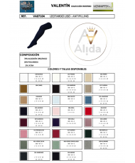 Leotardo Liso Maquillaje-Valentin