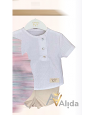 Conjunto de Camisa y Pantalon Sarga-Valentina
