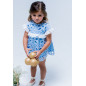 Vestido Flores Bordados Bebe-José Varón