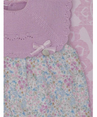 Vestido Flores Lila-Pangasa