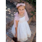 Vestido Tul Bordado Rosa Magnolia- COCO Ceremonia