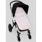 COLCHA COCHE AJUSTABLE "ALCOR" Rosa Tiza/Blanco-Paz Rodríguez