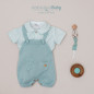 Conjunto Peto punto +Blusa Mint-Pangasa