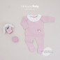 Primera Puesta Forma Nubes Rosa Empolvado-PANGASA BABY