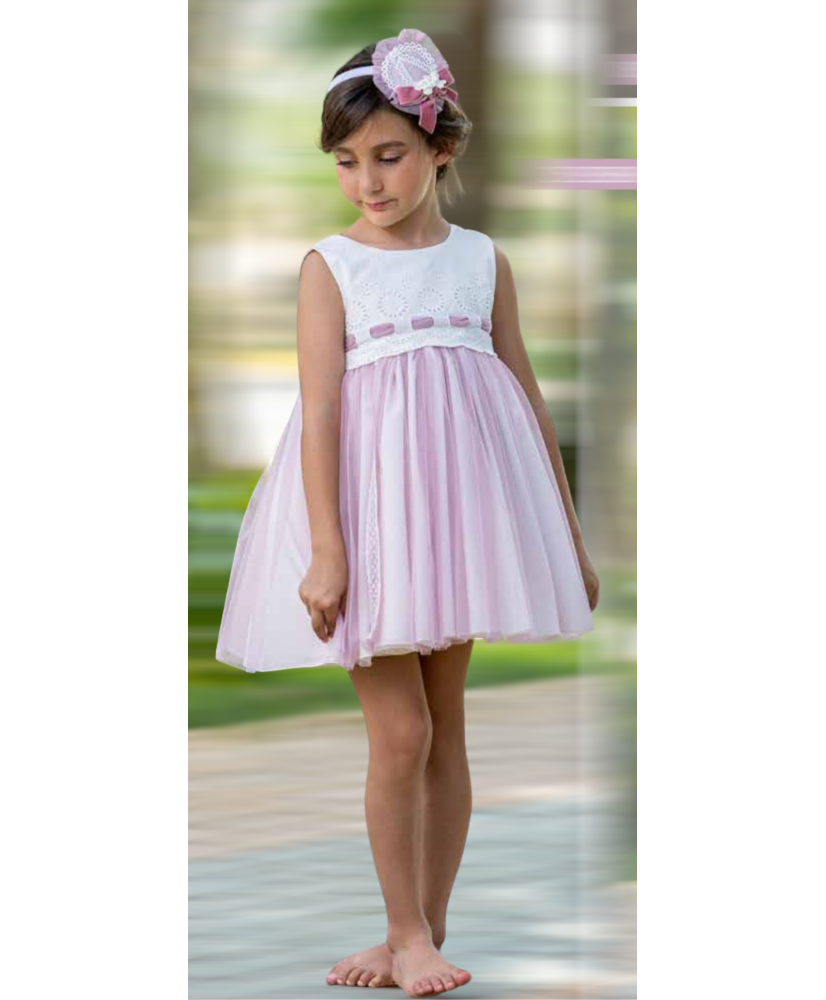 Vestido Tul Rosa-Abuela Tata