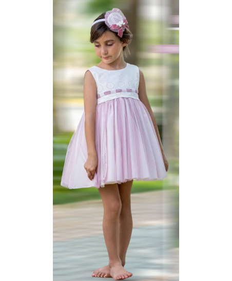 Vestido Tul Rosa-Abuela Tata
