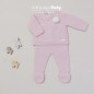 Primera Puesta Forma Moceta Rosa Empolvado-Pangasa Baby