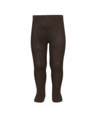 Leotardos básicos punto liso MARRON-Cóndor