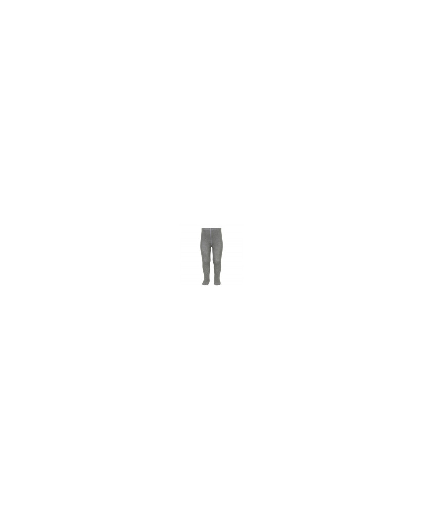 Leotardos básicos punto liso GRIS CLARO-Cóndor
