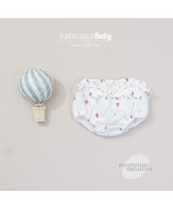 Vestido Globos Rosa Empolvado+ Braga-Pqngasa Baby