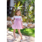 Vestido Niña Pequeña Tul Bicolor Rosa-La Ormiga Vestido Niña Pequeña Tul Bicolor Rosa-La Ormiga